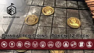 Choose your character with Dice Dungeons’ Character Coins Kickstarter available now