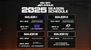 Call of Duty League 2025 season kicks off December 6th