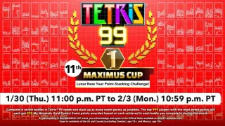 Lunar New Year gets lucky with Tetris 99’s 11th Maxmius Cup this weekend
