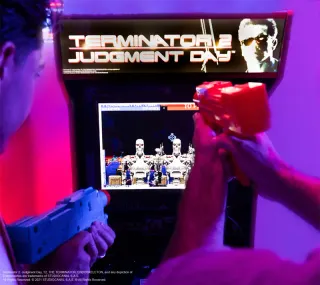 Terminator 2: Judgment Day Home Arcade Machine has been officially announced by Arcade1Up