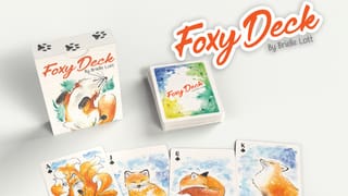 Foxy Deck: a watercolored card deck now on BackerKit