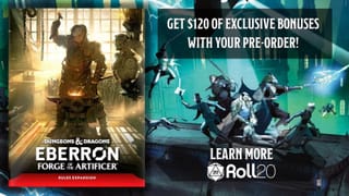 Roll20 reveals exclusive pre-order rewards for Eberron: Forge of the Artificer