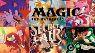 Magic: The Gathering Secret Lair races in with a Sonic the Hedgehog collaboration