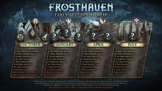 Early Access roadmap revealed for Frosthaven - Showcases new content, characters, and features