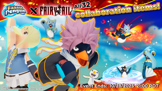 Season 7 of Faaast Penguin Starts Today with FAIRY TAIL Collab!