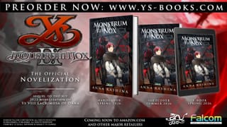 Dream another dream as pre-orders open for novelization of Ys IX: Monstrum Nox