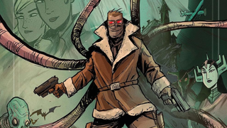 Captain Kraken stands front and center on the cover of Kraken Vol. 1 from Titan Comics.