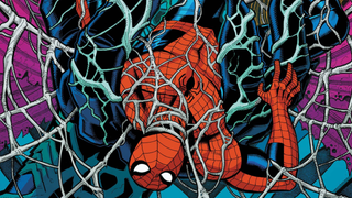 Spider-Man finds himself ensnared by a fiendish foe on the cover of Marvel's Spider-Man '94 #2
