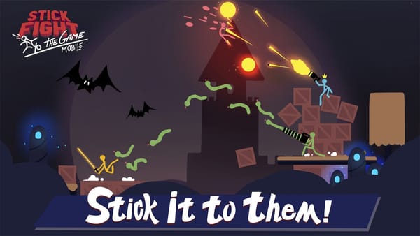 Find a friend and beat them to death with Stick Fight: The Game Mobile today