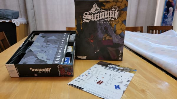 Summit the Board Game review – coming down the mountain!