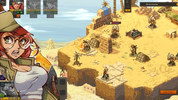 Metal Slug Tactics preview — Rocket Lawnchair General