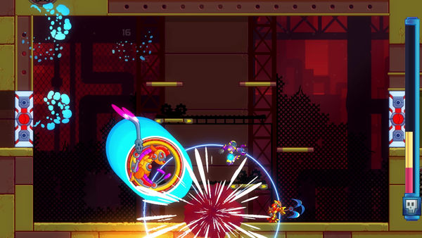 Have a mega-busting good time as 20XX heads to consoles this July