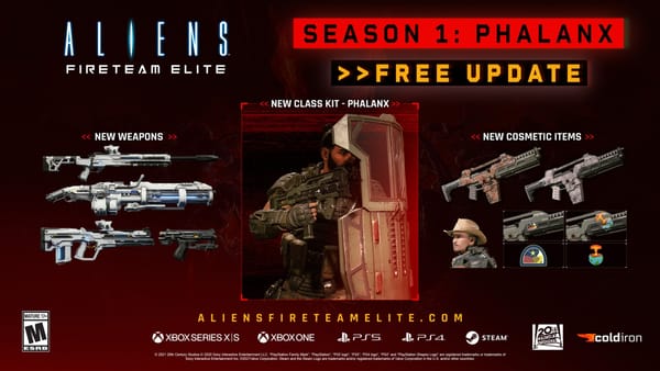 Aliens: Fireteam Elite Season 1: Phalanx begins today, trailer released