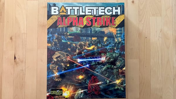 A photo of the Alpha Strike box