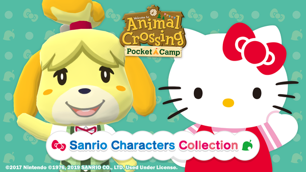 Salutations, cat! For a limited time, Sanrio items head to Animal Crossing: Pocket Camp