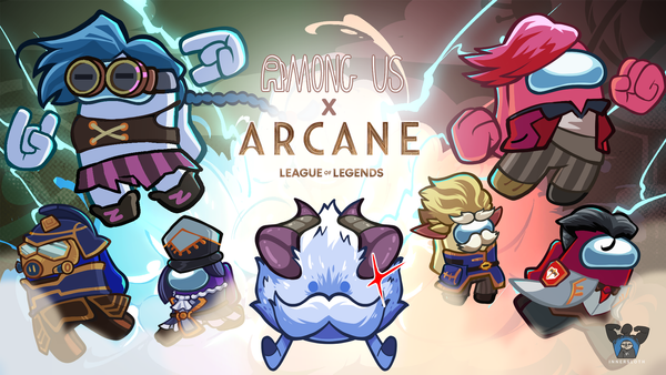 Arcane joins the crew — Arcane cosmetics are now available in Among Us