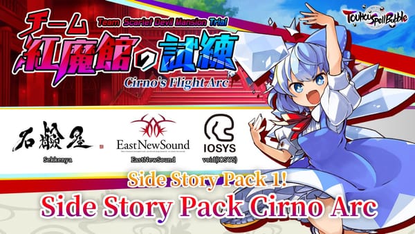 Cirno steals the spotlight as Touhou Spell Bubble gets its first story pack and other DLC today