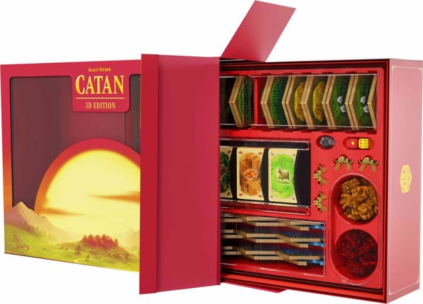 CATAN 3D, a luxury version of the popular board game, is available now. CATAN beer and Chicago mural announced