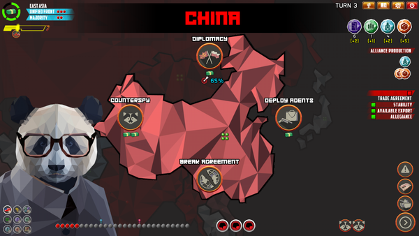 Two-player cold war strategy sim Precipice now available on Steam