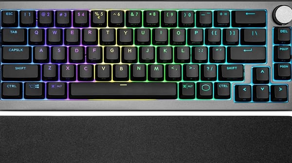 Cooler Master announces a release date and info for their CK721 65% wireless mechanical keyboard