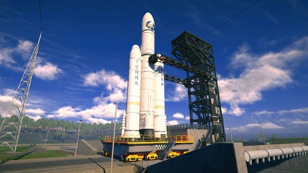 Construction Simulator Spaceport Expansion DLC review — Rockets, rebar, and really big buildings