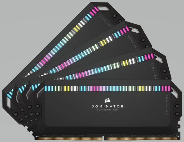 Two CORSAIR DDR5s announced, the Dominator Platinum RGB DDR5 and Vengeance DDR5