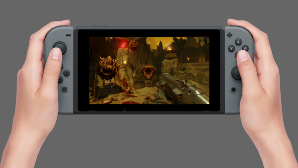 Rip and tear anywhere:Doom for Switch preview