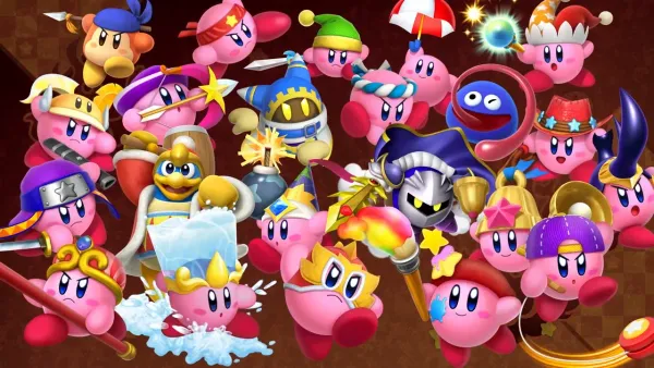 Leaking to the brim with content, Kirby Fighters 2 is now available on Switch