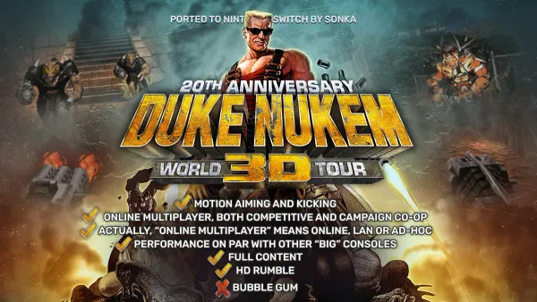Think you’ve got balls of steel? Duke Nukem 3D: 20th Anniversary World Tour heads to Switch next week