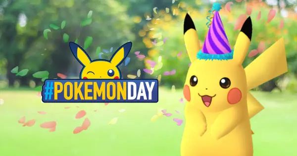 Be like Pikachu and get your party hat on, Pokemon Day celebration now live in Pokemon Go