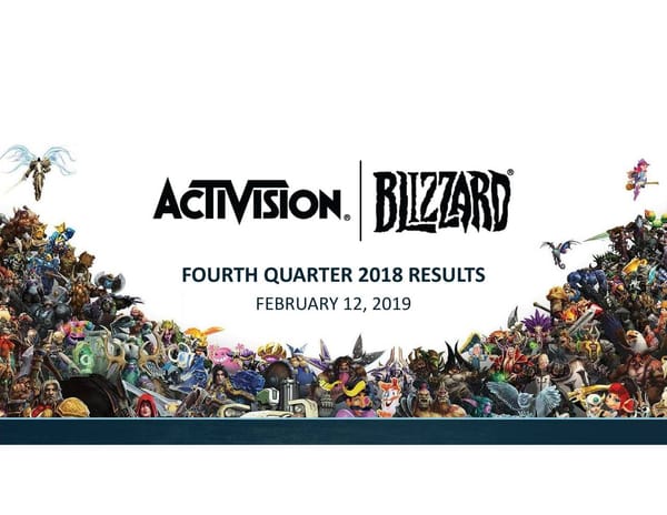 Activision Blizzard cuts nearly 800 jobs amid record earnings