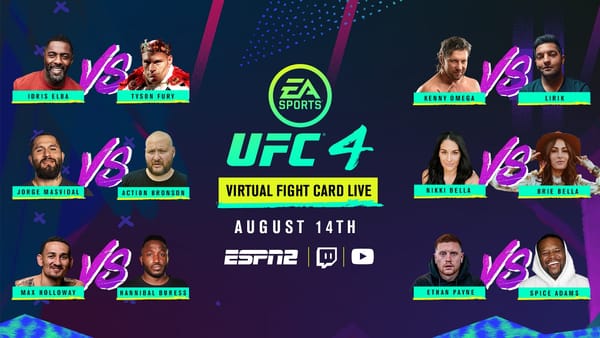 A battle of the all-stars is coming to screens this Friday with the EA Sports UFC Virtual Card Live event