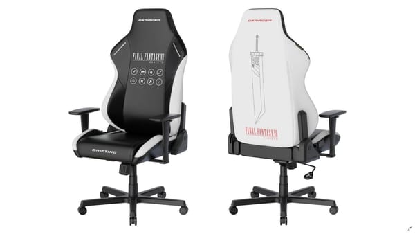 Final Fantasy VII Rebirth inspired gaming chair from DXRacer and Square Enix now available