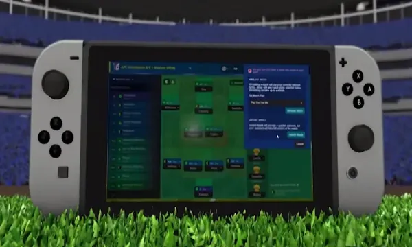 Football Manager Touch kicks its way onto Nintendo Switch