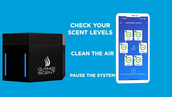 Gaming reaches a new level of immersion with GameScent, an AI driven scent release device