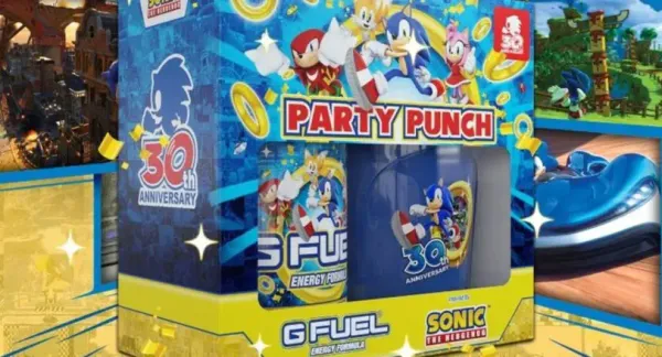 SEGA and G Fuel have unveiled “Party Punch,” an all new flavor inspired by Sonic Colors: Ultimate