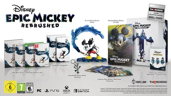 Color awaits — Disney Epic Mickey: Rebrushed arrives in September, collector’s edition revealed