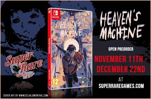 Super Rare Games is releasing the first-ever physical only Nintendo Switch game, Heaven’s Machine