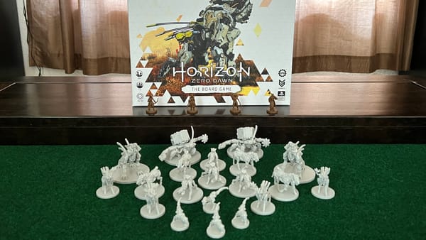 Horizon Zero Dawn The Board Game review — Something coming over the horizon….or not?