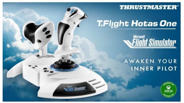 Awaken your inner pilot with the T. Flight Hotas One Microsoft Flight Simulator Edition