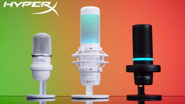 HyperX announces new DuoCast Microphone, white colourways for QuadCast S and SoloCast microphones, and more