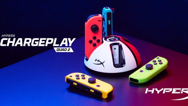 HyperX announces the new ChargePlay Quad 2 Charging Station for the Nintendo Switch