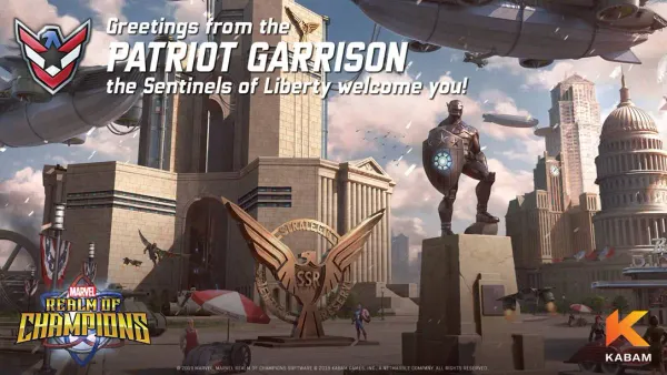 Check out the Patriot Garrison, a new house coming to Marvel Realm of Champions next year