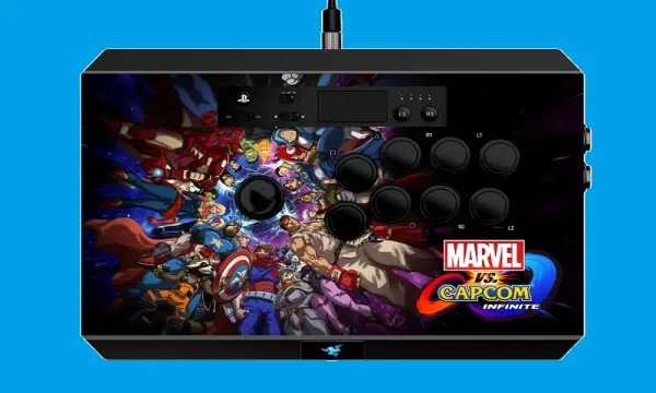 Razer’s Marvel Vs. Capcom: Infinite Arcade Stick snappily arrives on store shelves this August