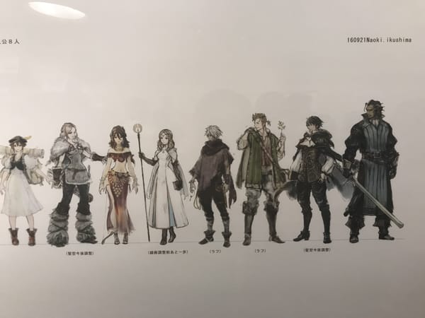 Concept art takes center stage at the Octopath Traveler launch event