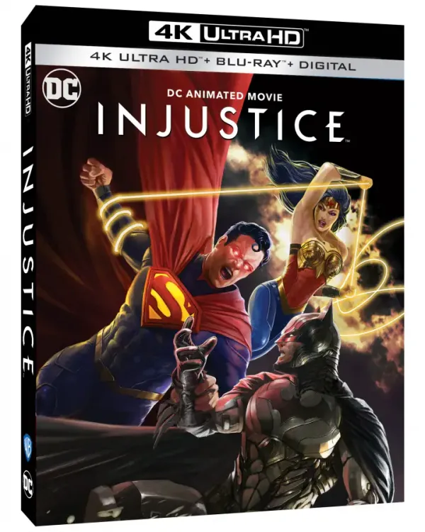 Superman is on a rampage, forcing the Justice League into war – All new DC animated film Injustice releases on 4K blu-ray in October