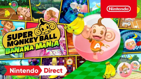 A trio of classics reborn as Super Monkey Ball Banana Mania heads to Switch this October