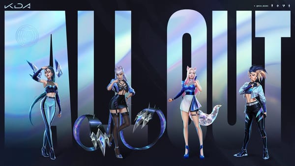 Go ALL OUT with a new EP from virtual k-pop supergroup K/DA next month