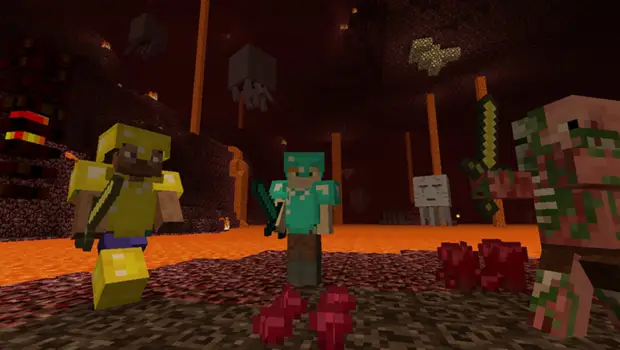 Neo-retro gaming on the small screen : Minecraft Wii U Edition