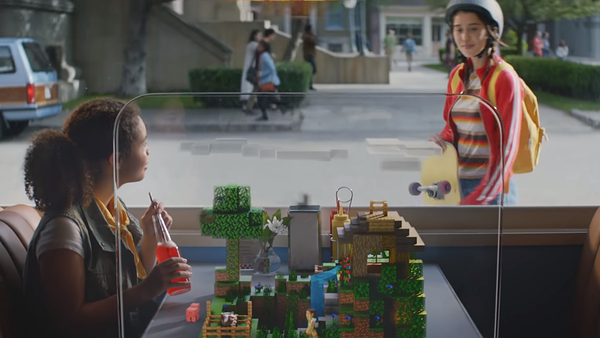 Gameplay for Minecraft Earth revealed at Apple Worldwide Developers Conference, allows players to explore their builds